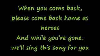 The Parlotones - Come Back As Heroes [Lyrics]