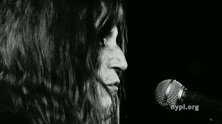 Patti Smith | My Blakean Year | LIVE from the NYPL