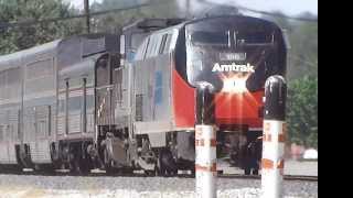 preview picture of video 'Amtrak #11 and #14 of Fri 16 Aug 2013 [HD]'
