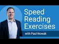 Speed Reading Exercises And Techniques