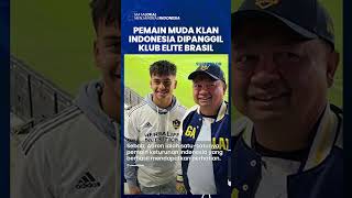 Sejarah Tercipta! Pemain Muda Keturunan Indonesia, Aaron Suitela Dipanggil Klub Elite Brasil