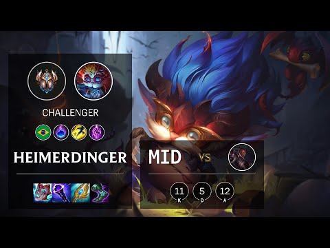 Heimerdinger Mid vs Lucian - BR Challenger Patch 11.4