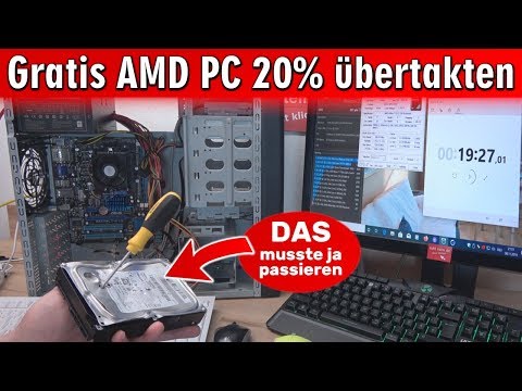 Gratis AMD PC 20% übertakten mit einem Knopfdruck ⭐ andere werfen so was weg 😕