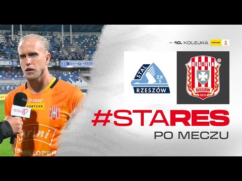 BRANISLAV PINDROCH PO MECZU ZE STALĄ RZESZÓW