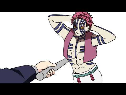 Akaza zero two dodging meme