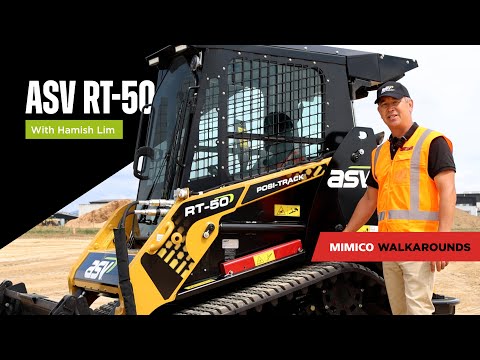 ASV RT 50 Compact Track Loader Walkaround with Hamish Lim | MIMICO NZ