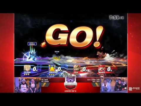 UGC Smash 4 DOUBLES LOSERS TOP 8 - PG | MVD + PG | ESAM vs eLv | Larry Lurr + IMT | AnTi