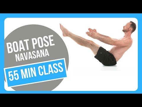 Boat Pose Sequence - Full Yoga Class (Navasana)