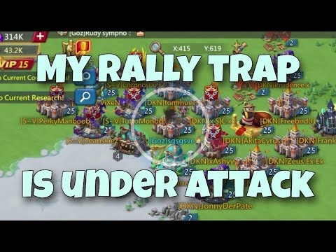 Lords Mobile - Rally trap is back. Why siege is useless? Eating rallies