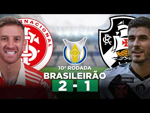 INTERNACIONAL 2 x 1 VASCO Brasileirão Série A 2023 10ª Rodada | Narração