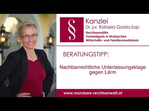 Nachbarrechtliche Unterlassungsklage gegen Lärm