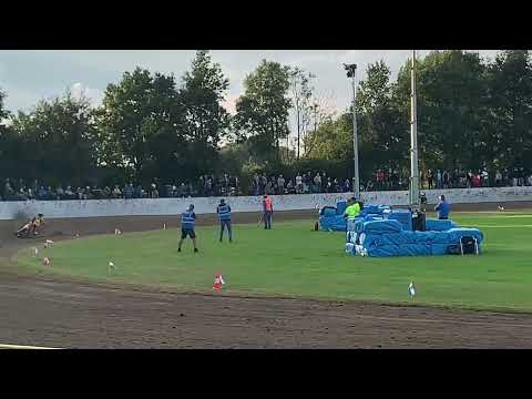 Grasbaan Uithuizen 2023 Grasbahn Grasstrack Heat 2 Romano Hummel, Dave Meijerink, de Vries,