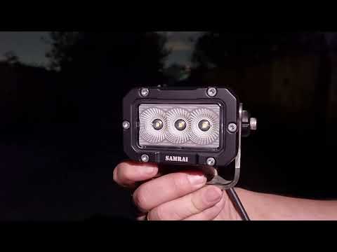 Светодиодная LED фара 30W, Samrai 1730F, рабочего света, PRO серия, Osram