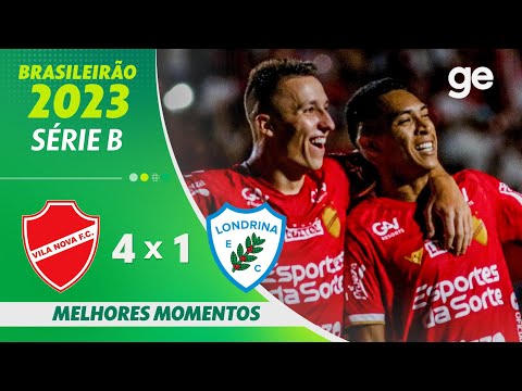 Gols e lances de Vila Nova-GO x Londrina