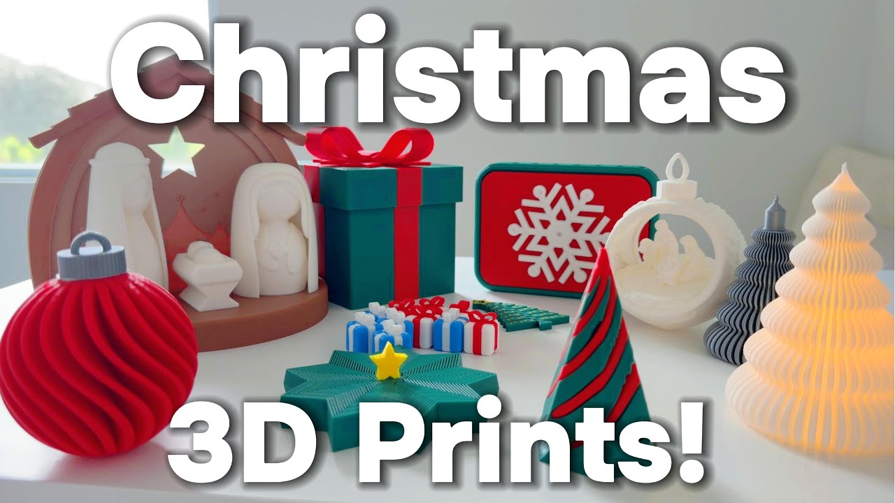 Fun and Festive Christmas 3D Print Compilation!