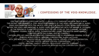 : CONFESSIONS OF THE VOID-KNOWLEDGE BY THE Mark-Kishon: Christopher. [Parody-Interview-Video]