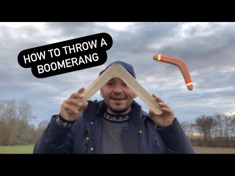 Anleitung: Wie man einen Bumerang wirft 🪃