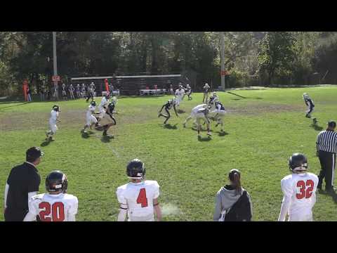JV Football: Middleborough vs  East Bridgewater - October 6, 2018