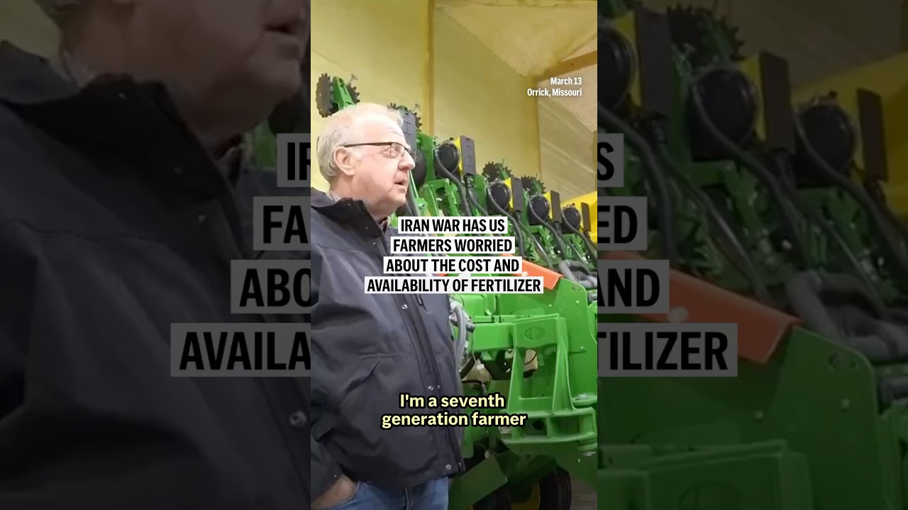 Video | Iran war has US farmers worried about the cost and availability of fertilizer