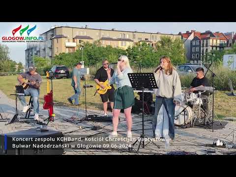 Plenerowy koncert zespołu KCHBand w Głogowie