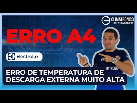 Vídeo: ERRO A4 Electrolux Barril Inverter: Solução em 10 passos
