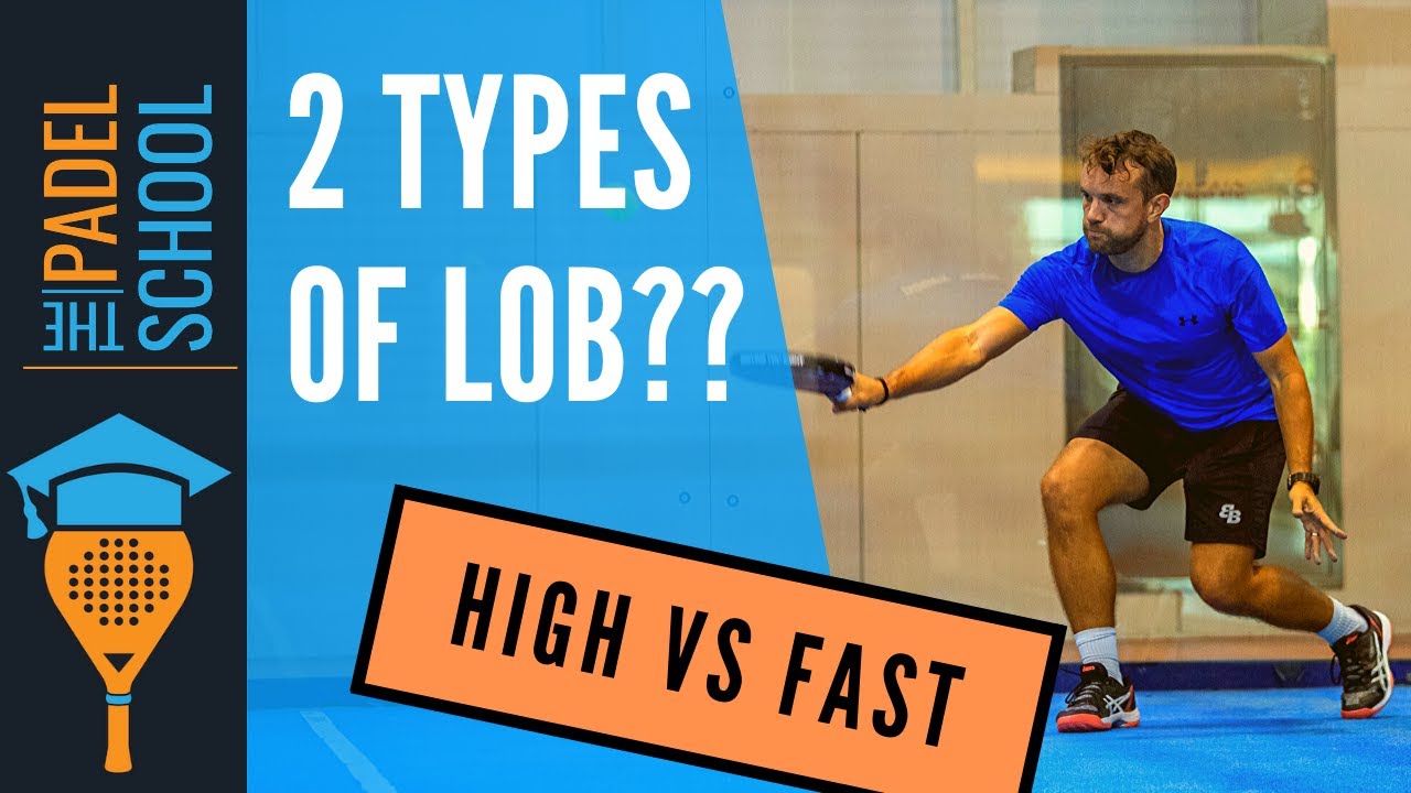 Lob variations: high trajectory and fast pace