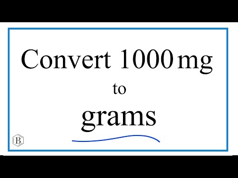 1000 Mg In A Gram