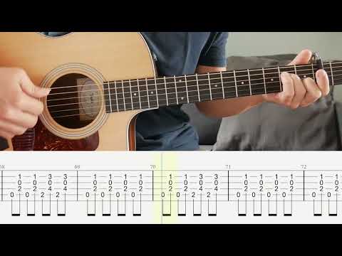 Ghosts - Laura Marling - Guitar Tutorial + TABS on screen