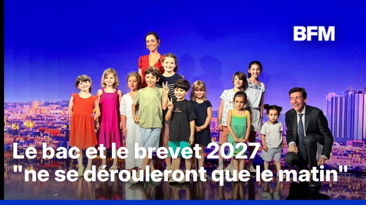 Canicule: le ministre de l'Éducation nationale répond aux enfants des salariés de BFM
