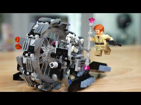 LEGO Star Wars 75040 GENERAL GRIEVOUS' WHEEL BIKE Review! (2014)