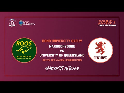 LIVE QAFLW ROUND 2 - Maroochydore v University of Queensland