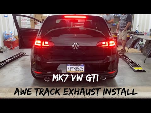 MK7 VW GTI AWE Track Exhaust