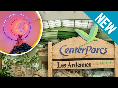NEW AQUA MUNDO WATERPARK: Center Parcs Les Ardennes | All Slides / Tous les Toboggans Onride