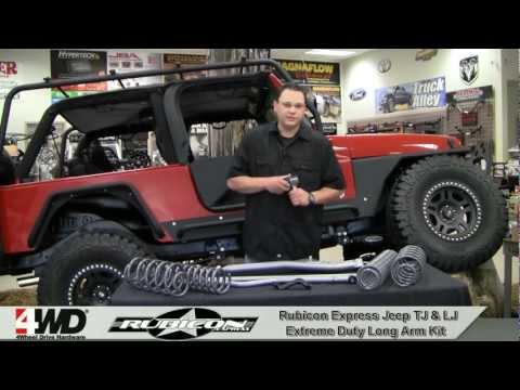Rubicon Express - 3.5, 4.5 & 5.5 inch Extreme Duty Long Arm Kit for TJ & LJ