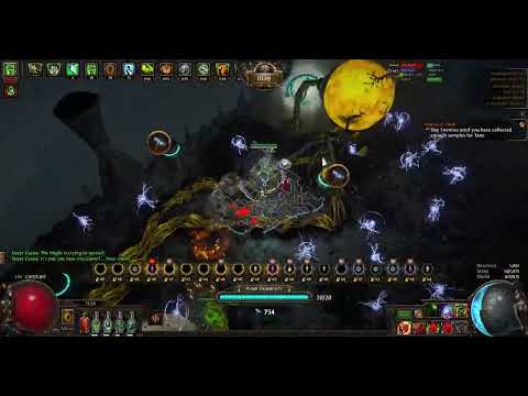 3x Teal Uber Blight vs Poison Spark Occulist poe 3.20