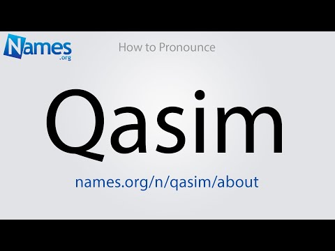 How to Pronounce Qasim