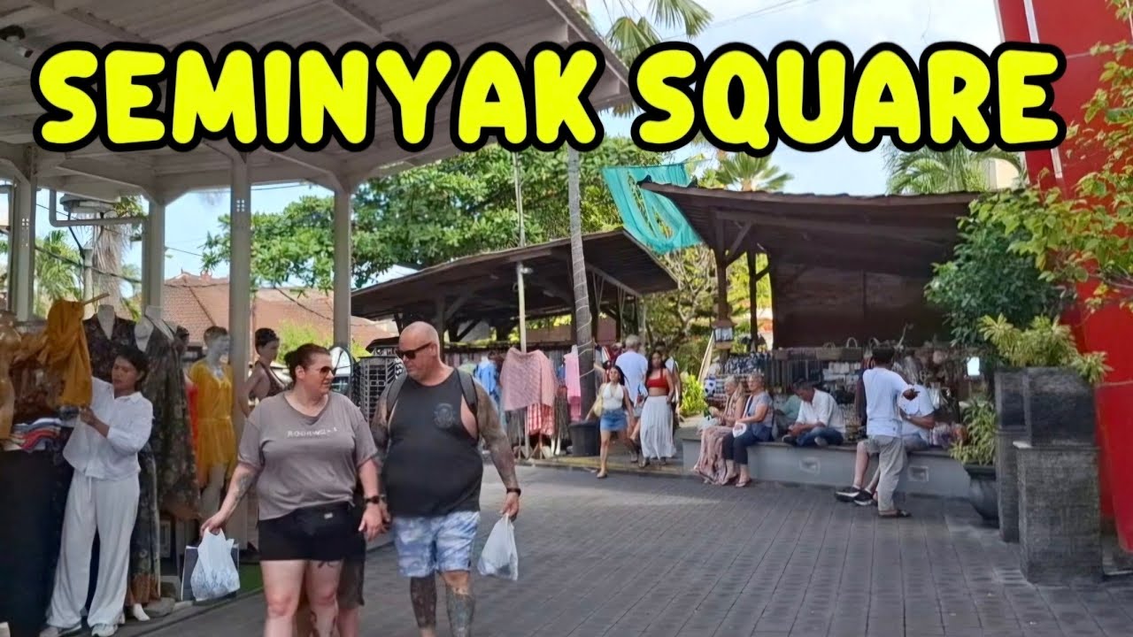 Experience a walking tour around Seminyak Square.