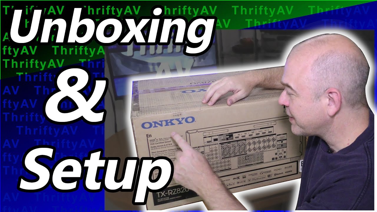 video Amply xem phim Onkyo TX RZ820 chính hãng 0