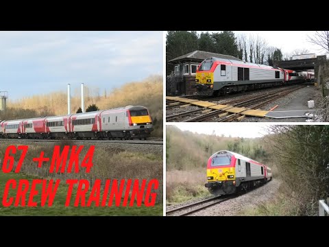 Transport for Wales Mark 4 Loco Hauled Set Crew Training