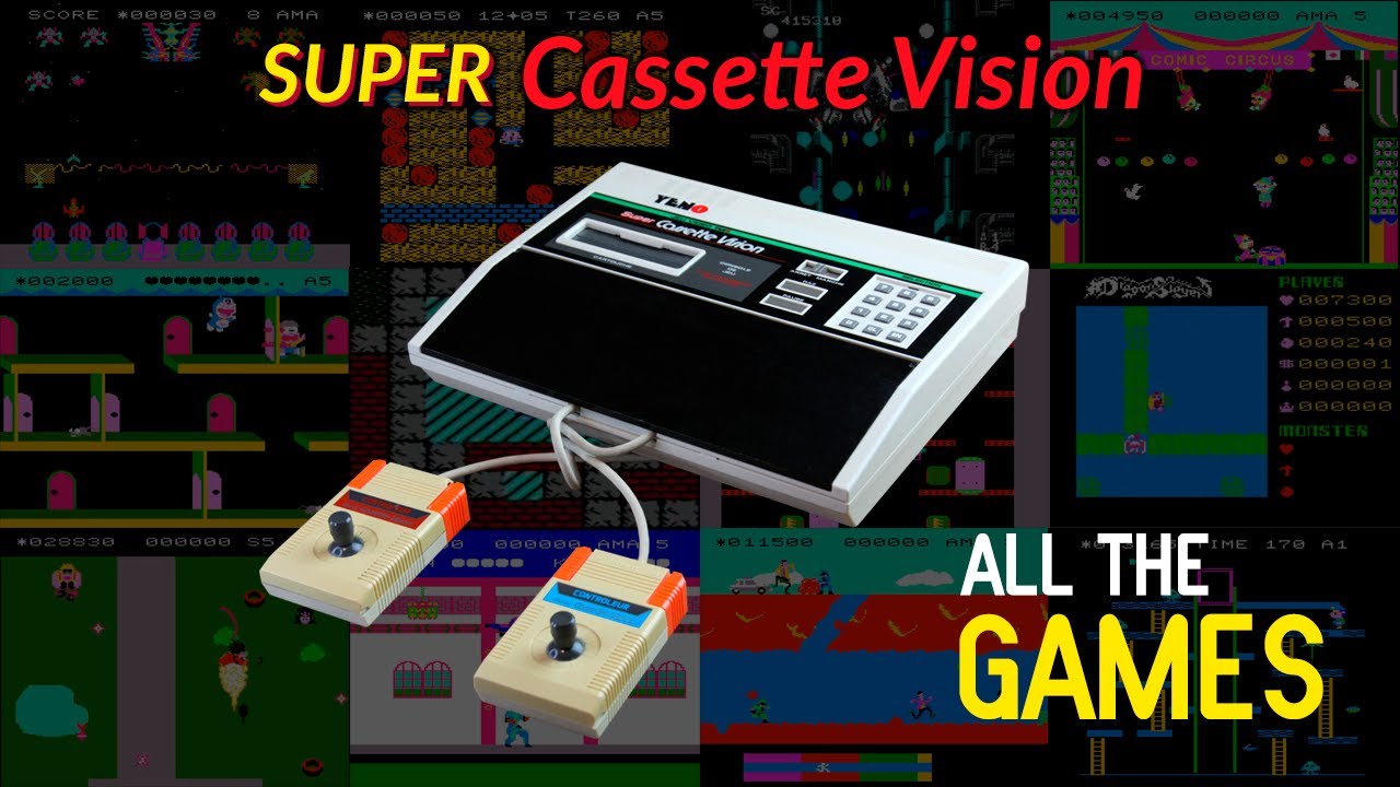Epoch Super Cassette Vision - All the games