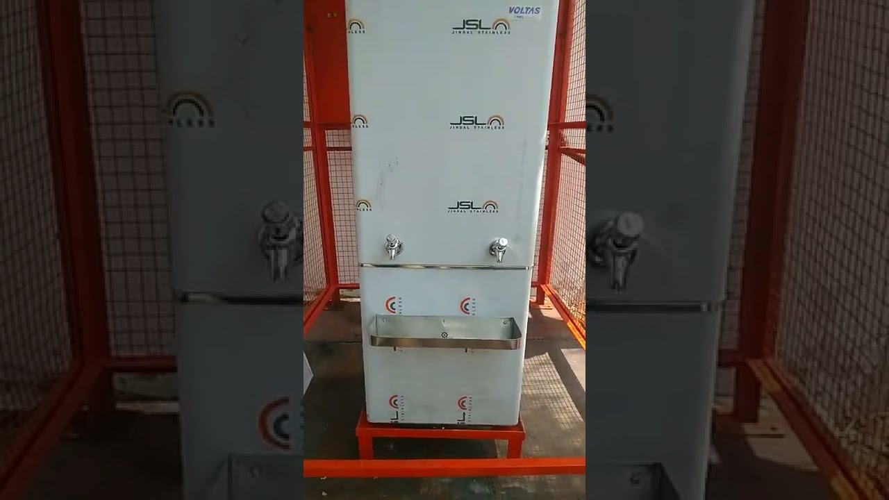 Watch video Voltas 150 ltr water cooler installation Now Voltas 150 ltr water cooler installation