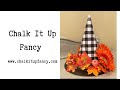 DIY Witches Hat Center Piece