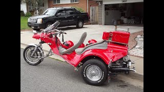 Collins Corvair Trike Update, startup and exhaust