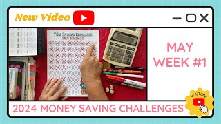 Budgeting Money Savings Challenges for May Week #1 - TracEy Monster Savings on Etsy & Payhip