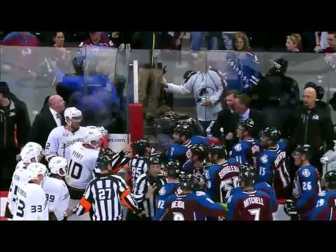 Anaheim VS Colorado - Patrick Roy Boils Over - October 2nd, 2013