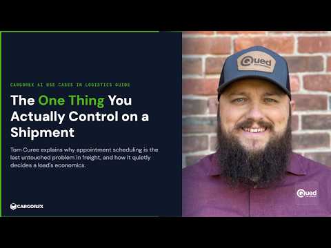 Tom Curee — The One Thing You Actually Control on a Shipment