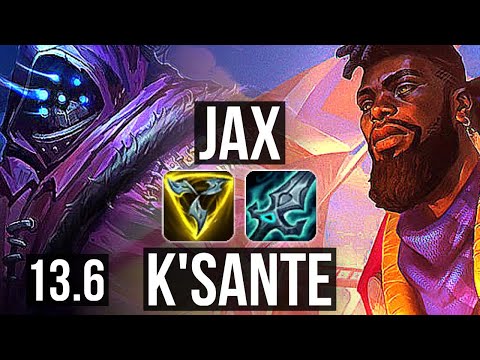 JAX vs K'SANTE (TOP) | 10.9M mastery, 2000+ games, 4/0/2 | KR Master | 13.6