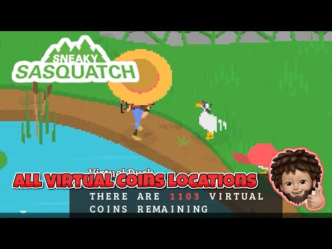 Sneaky Sasquatch - All 1103 Virtual Coins Locations | Apple Arcade
