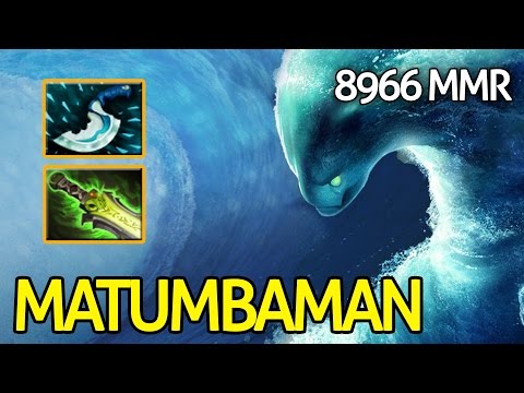 MATUMBAMAN has randomed Morphling Comeback with Dagger EB 8k9 MMR Dota2 Gameplay