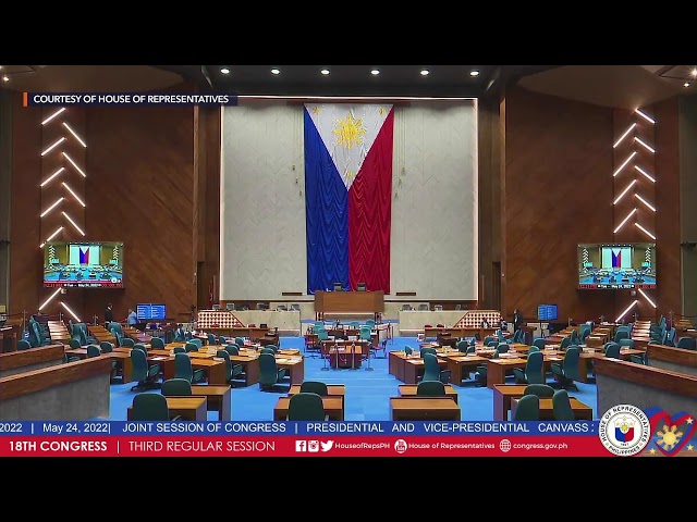 LIVE: Canvassing of votes for president, vice president – 2022 PH elections